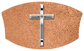 DNSWILL 510 SL SH CP Silver Single Cross Shimmer Copper